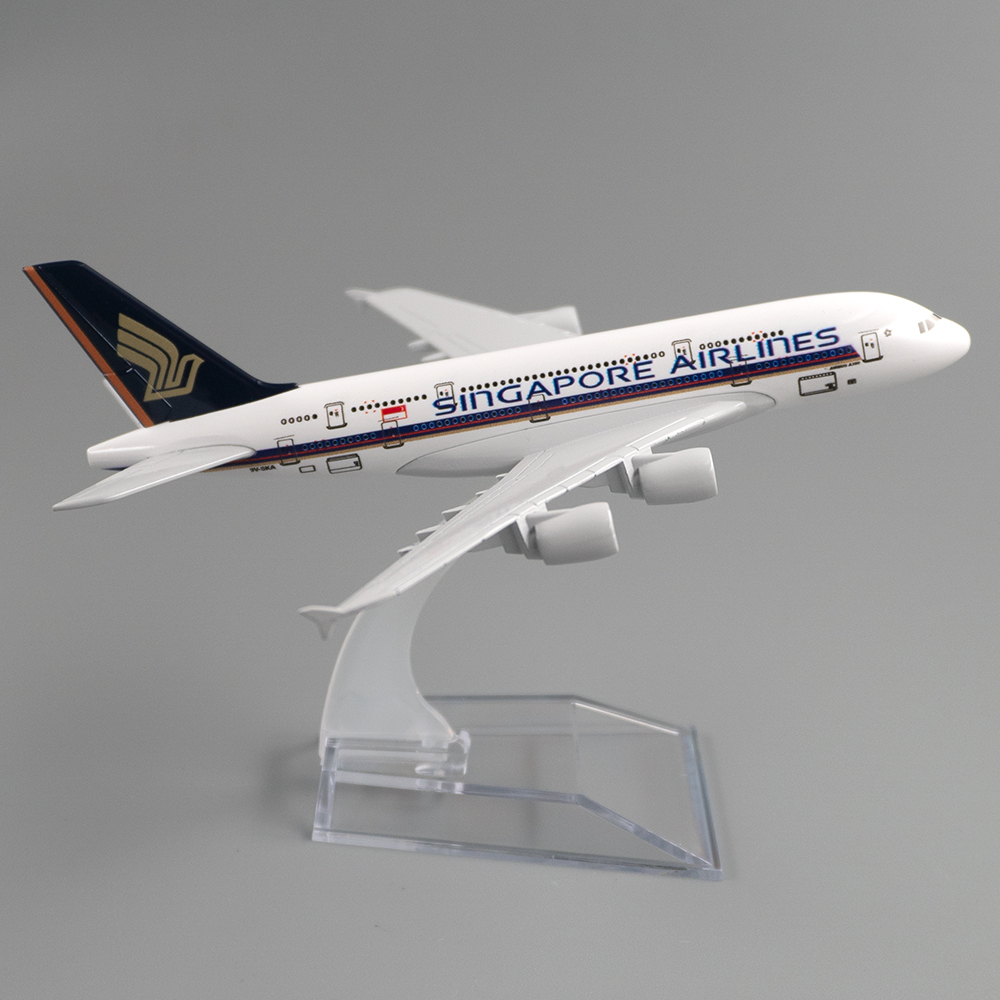 Kids Toys Singapore - 1/400 Scale Aircraft Airbus A380 Singapore