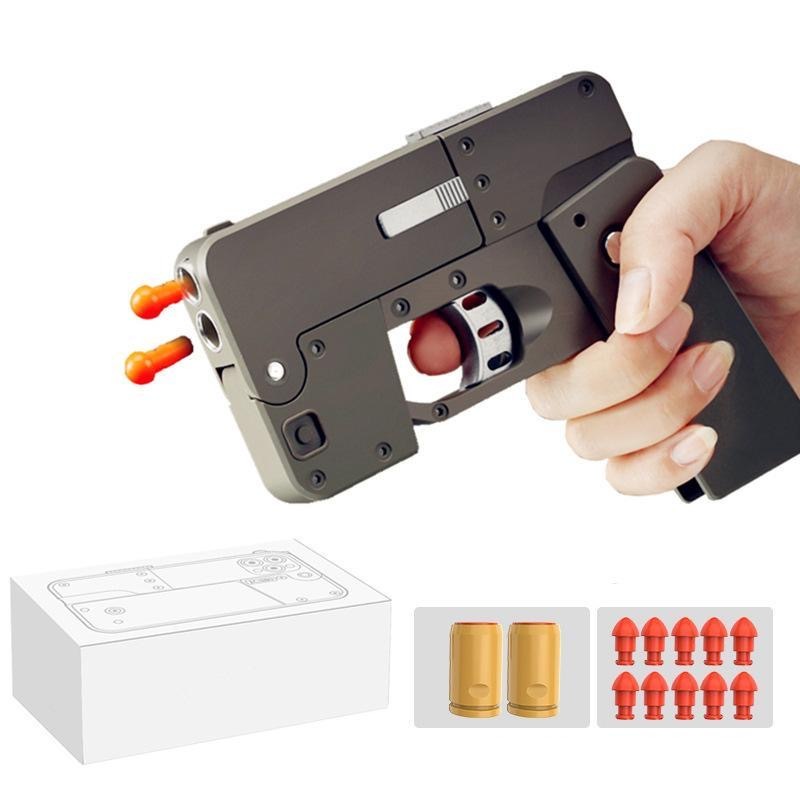 Kids Toys Smartphone - Mobile Phone Shape Folding Toy Gun