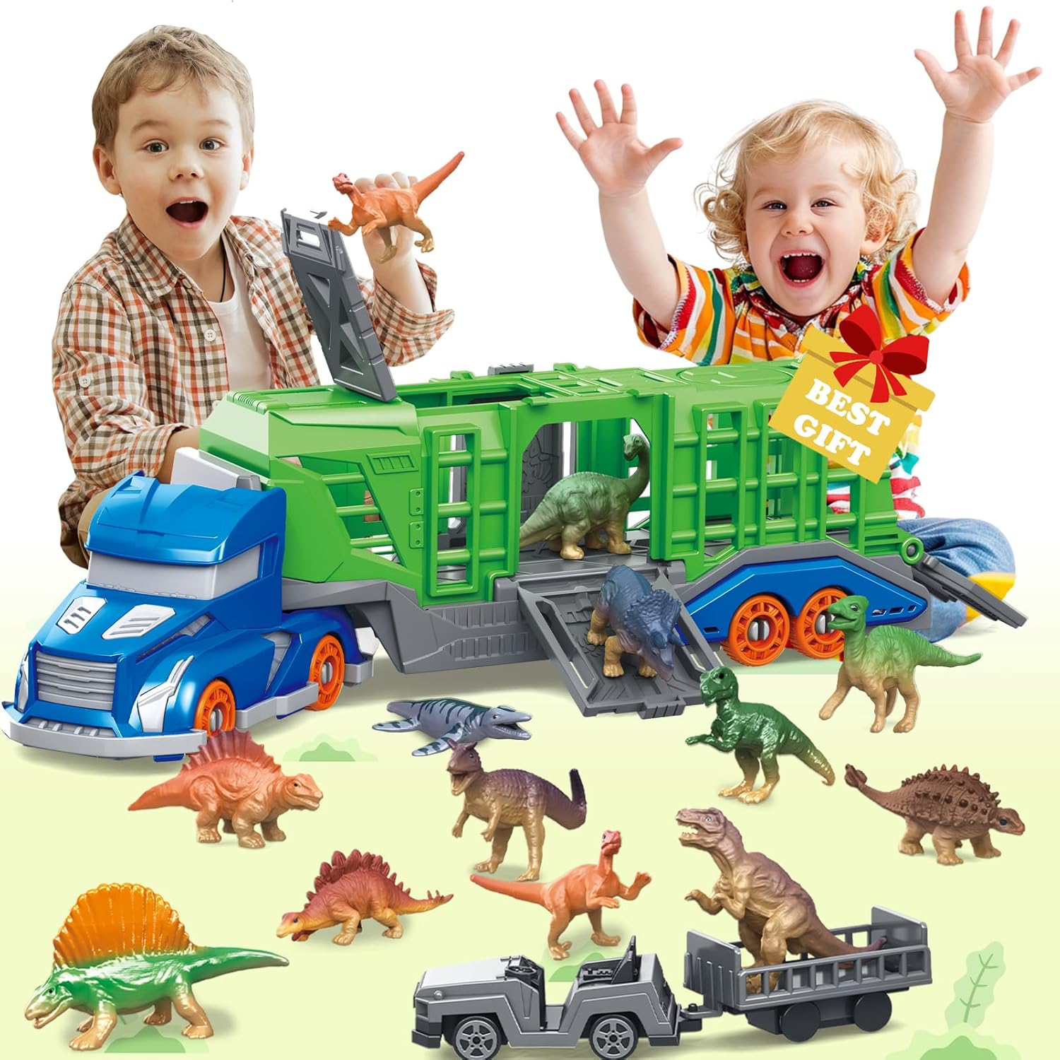 Dinosaur Animal Transport Vehi - đánh giá và giá Dinosaur Figurine Set