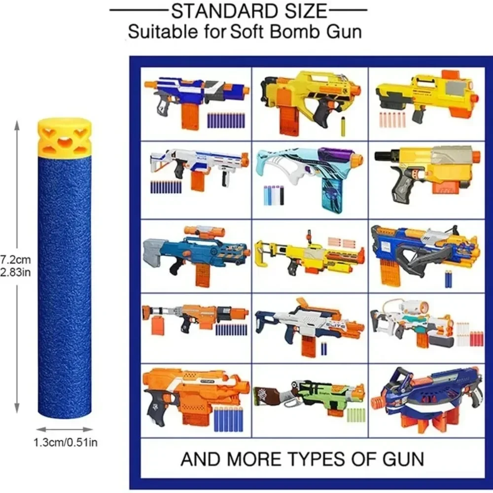 A7.2cm*1.3cm Blue Hollow EVA F - đánh giá và giá Foam Dart Gun