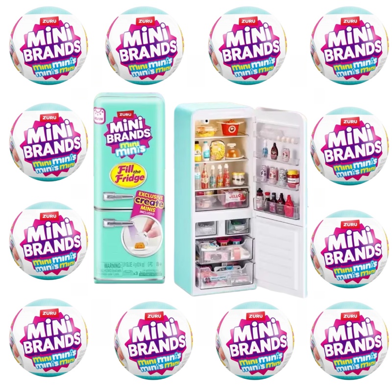 New ZURU Mini Brands Refrigera - đánh giá và giá Kids Toys Brand