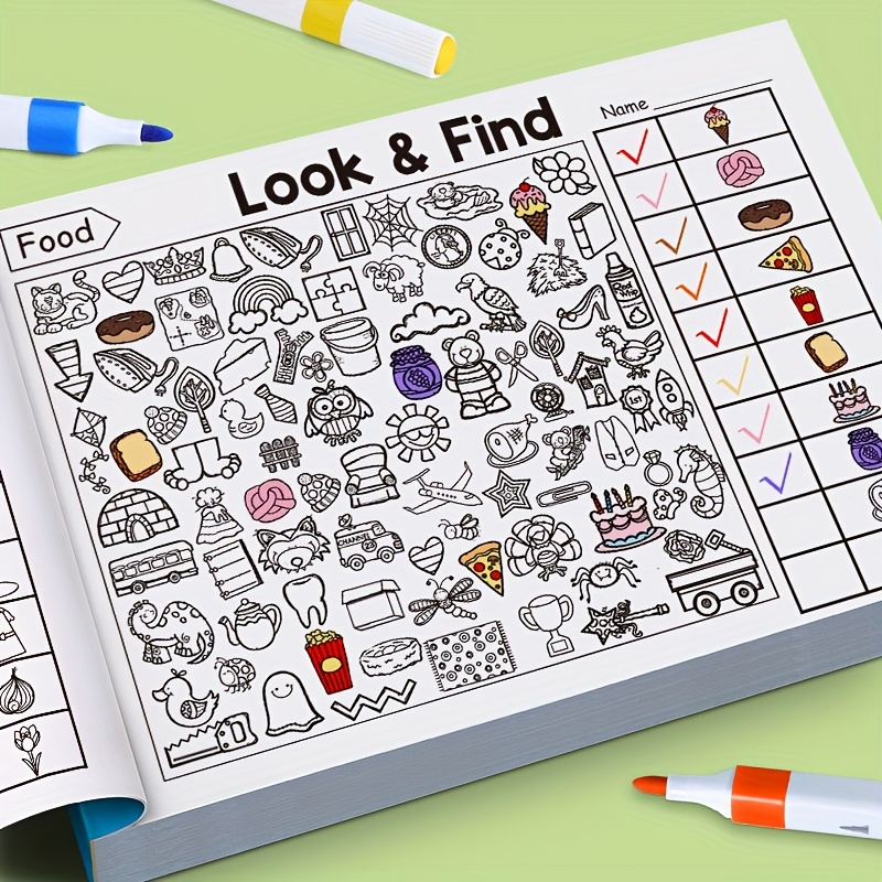 Children's Hidden Object Color - đánh giá và giá Kids Toys Set