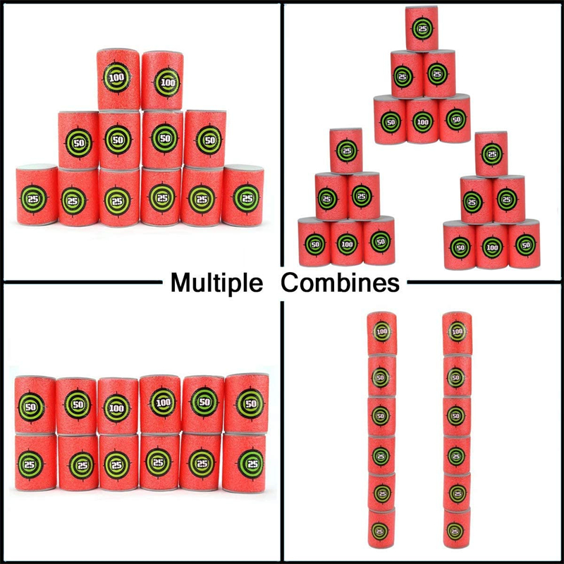 A1  6-30pcs Soft Bullet Target - đánh giá và giá Foam Dart Gun