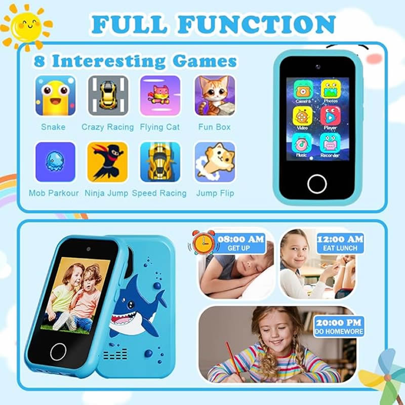 Kids Smart Phone Camera 2.8 In - đánh giá và giá Kids Toys Smartphone