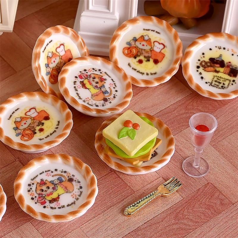 10Pcs/set Dollhouse Miniature  - đánh giá và giá Kids Toys Set