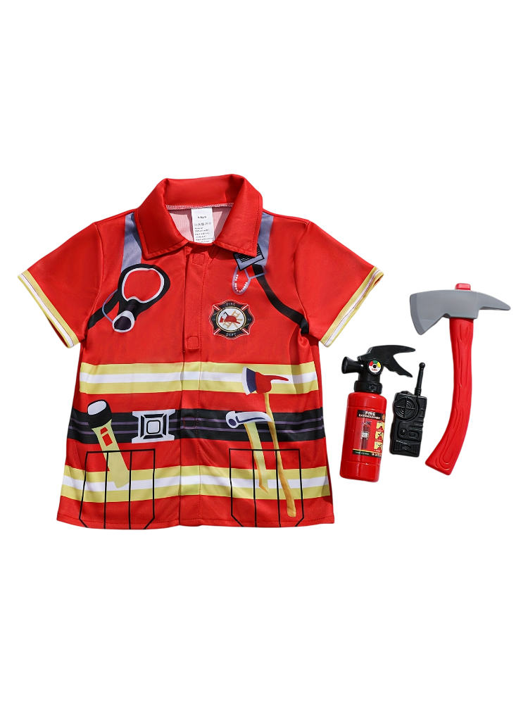 Kids Firefighter Style Shirt w - đánh giá và giá Kids Toys Set