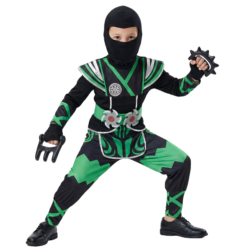 Green Ninja Costume for Kids w - đánh giá và giá Kids Toys Set