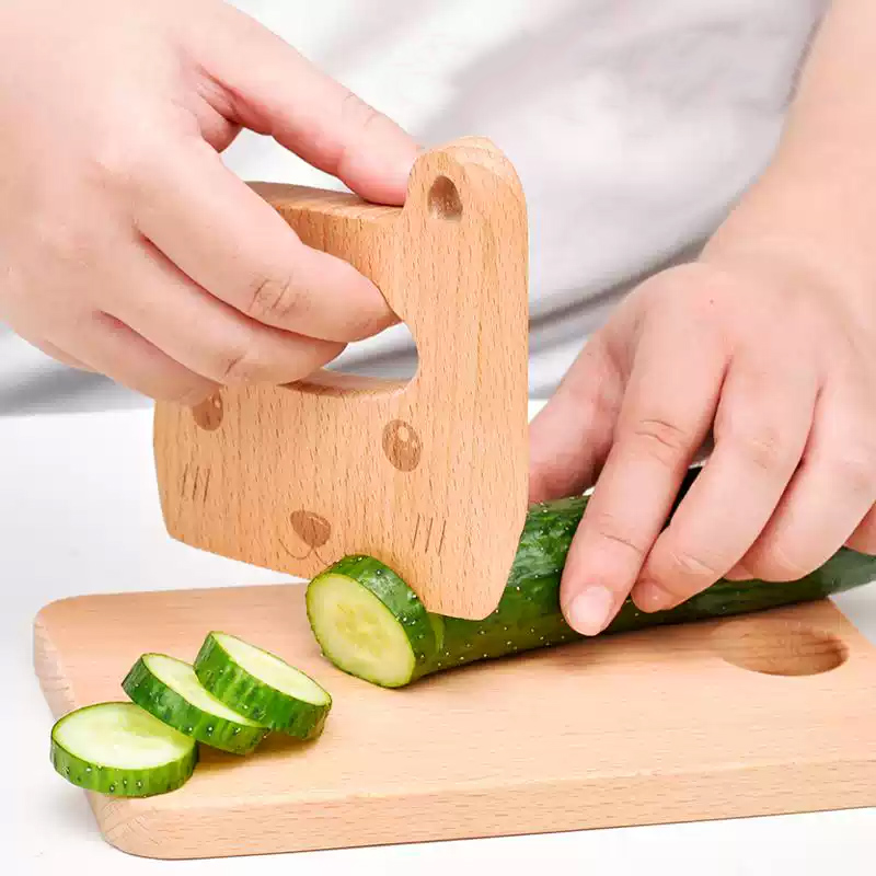 Wooden Kids Knife for Cooking  - đánh giá và giá Dinosaur Figurine Set