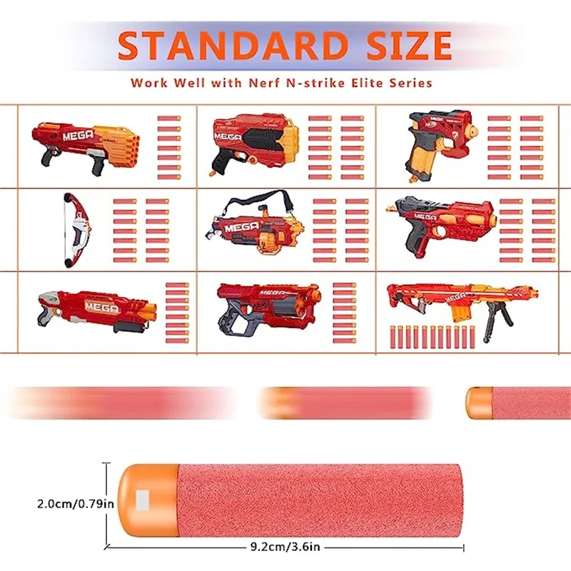 Mega Darts 30 PCS Refill Pack  - đánh giá và giá Foam Dart Gun