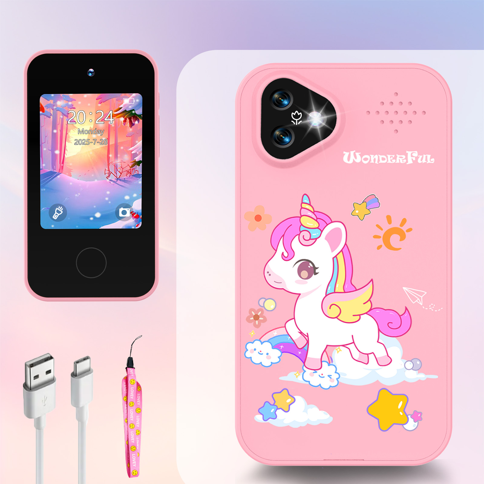 Unicorn Kids Smart Phone Camer - đánh giá và giá Kids Toys Smartphone