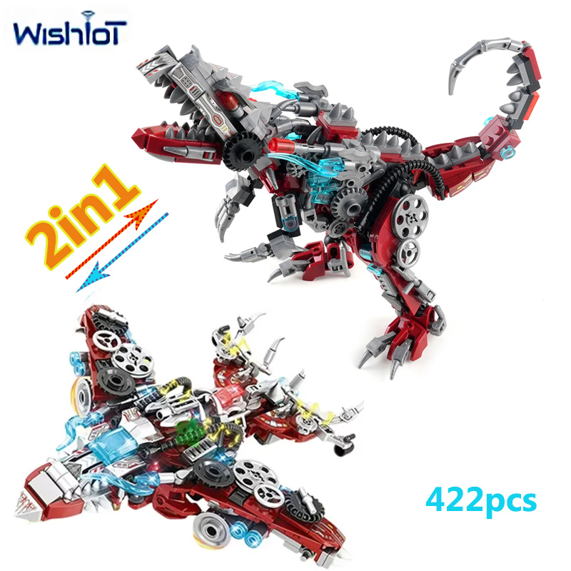 2in1 Mechanical Dinosaur/Fight - đánh giá và giá Dinosaur Figurine Set