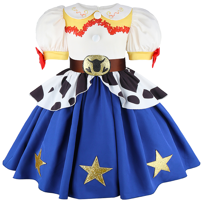 2026 New Girls Cow Spot Dress  - đánh giá và giá Kids Toys Set
