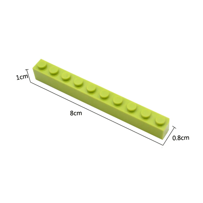 100PCS Thick 1x10 Dots DIY Bui - đánh giá và giá Kids Toys Lego