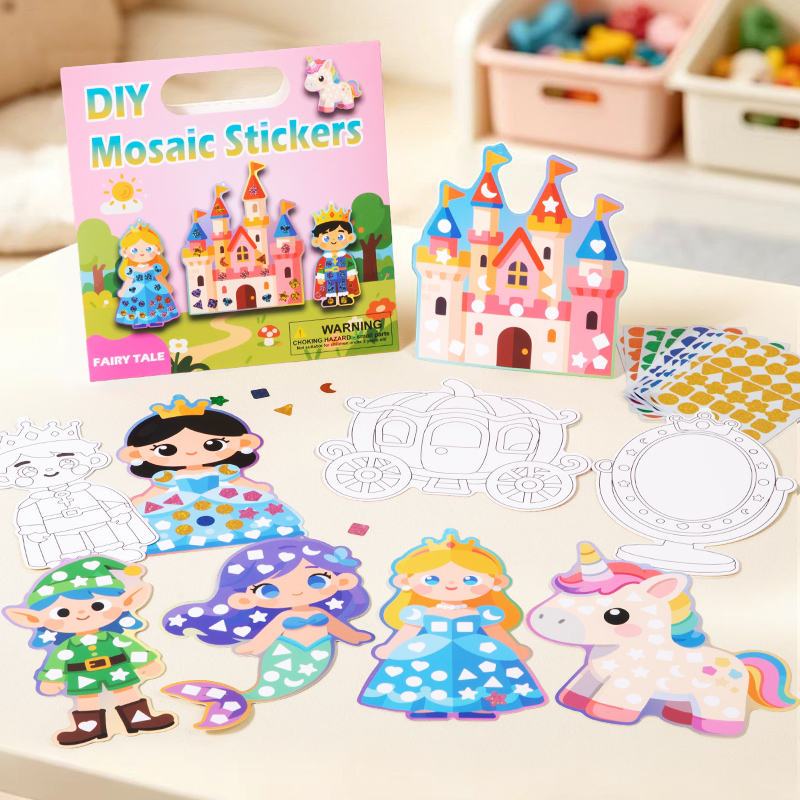 2-in-1 DIY Mosaic Sticker & Co - đánh giá và giá Dinosaur Figurine Set