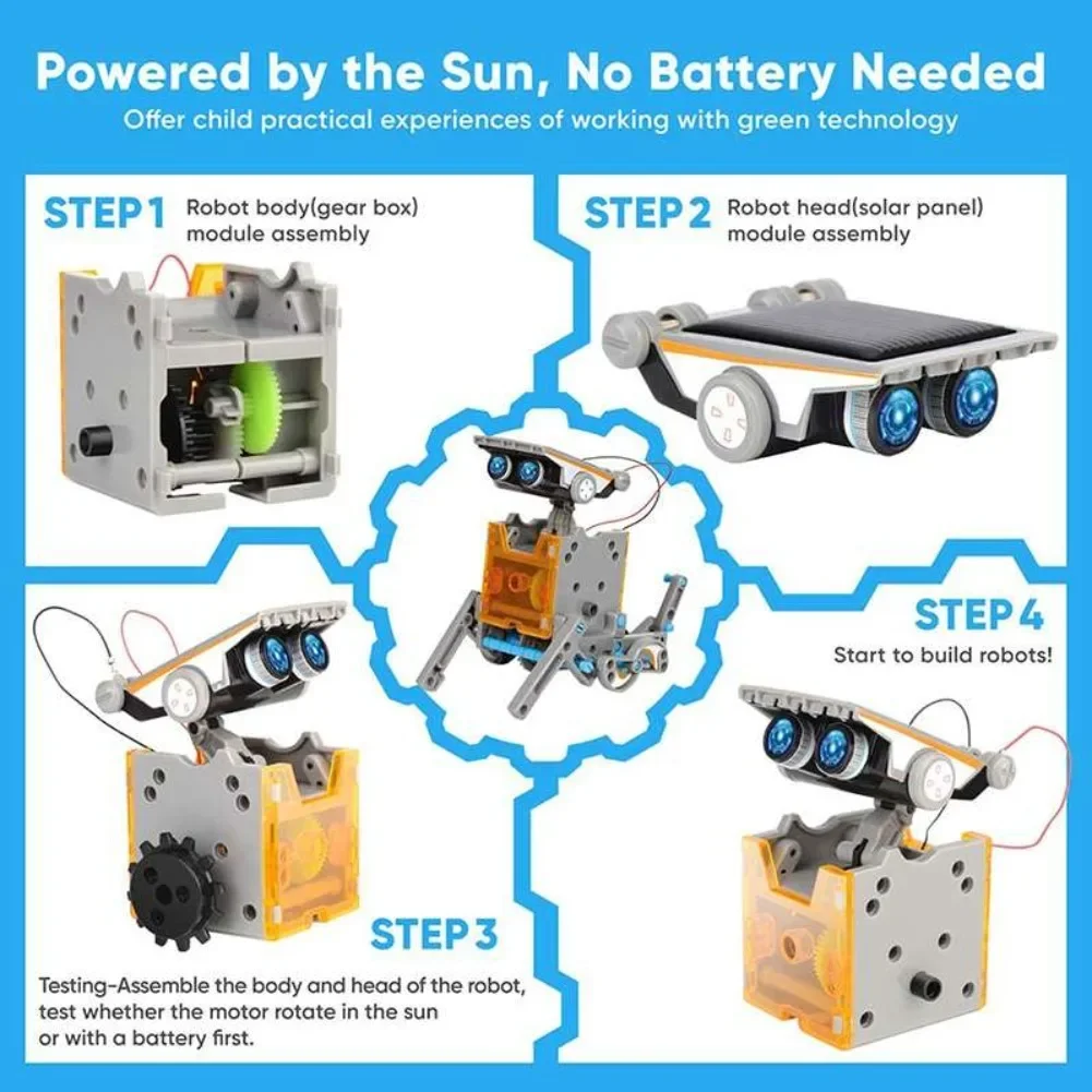 13 in 1 Solar Powered Robot Sc - đánh giá và giá Kids Toys Lego