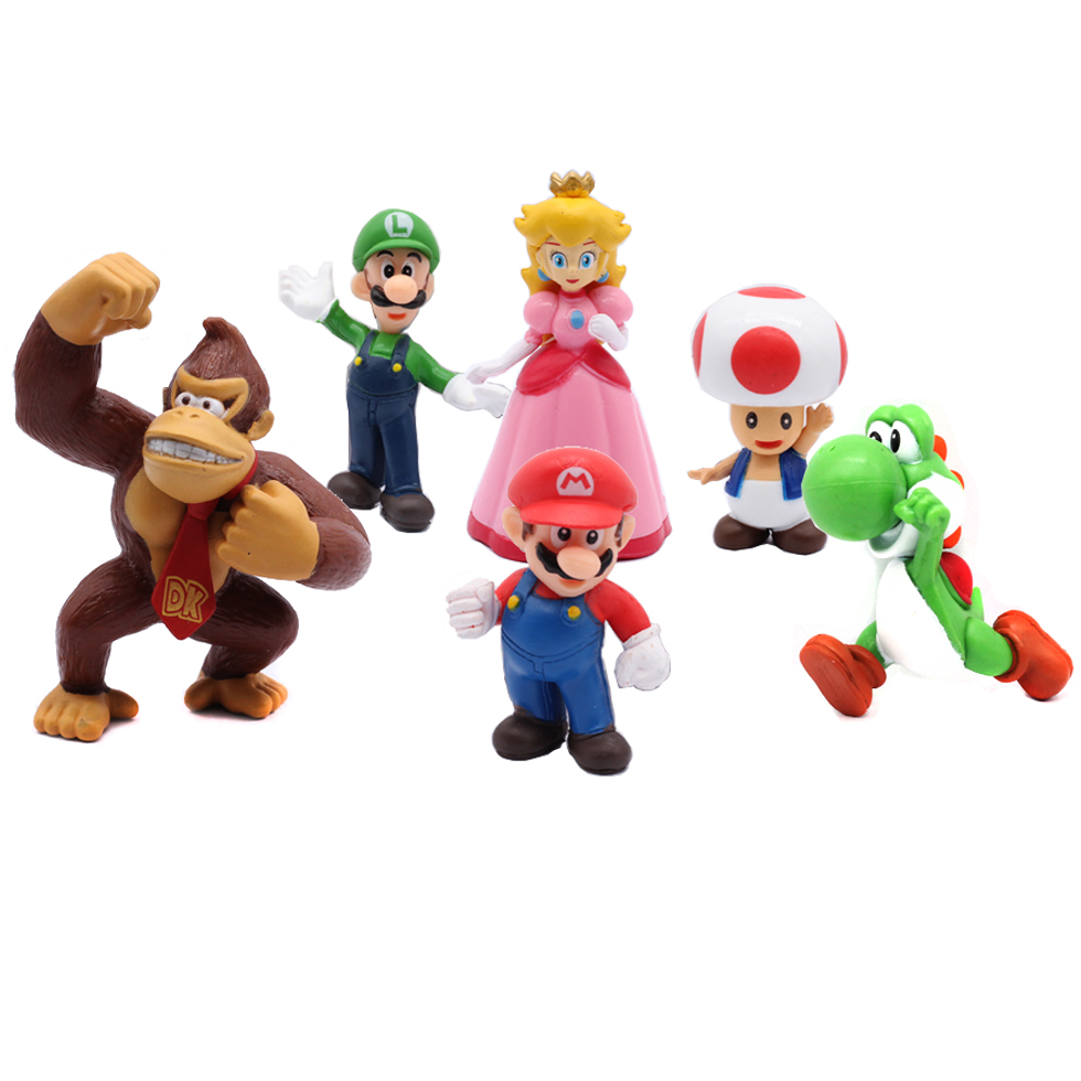 # 6pcs/set Super M Bros PVC Ac - đánh giá và giá Kids Toys Set